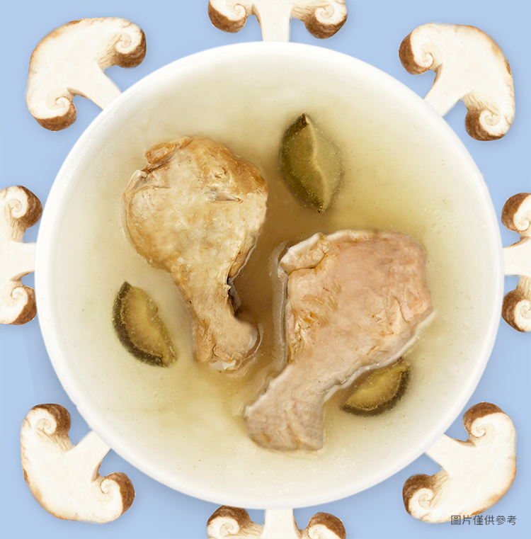 【JustBite咬一口】冬香菇化骨棒棒腿湯包155g