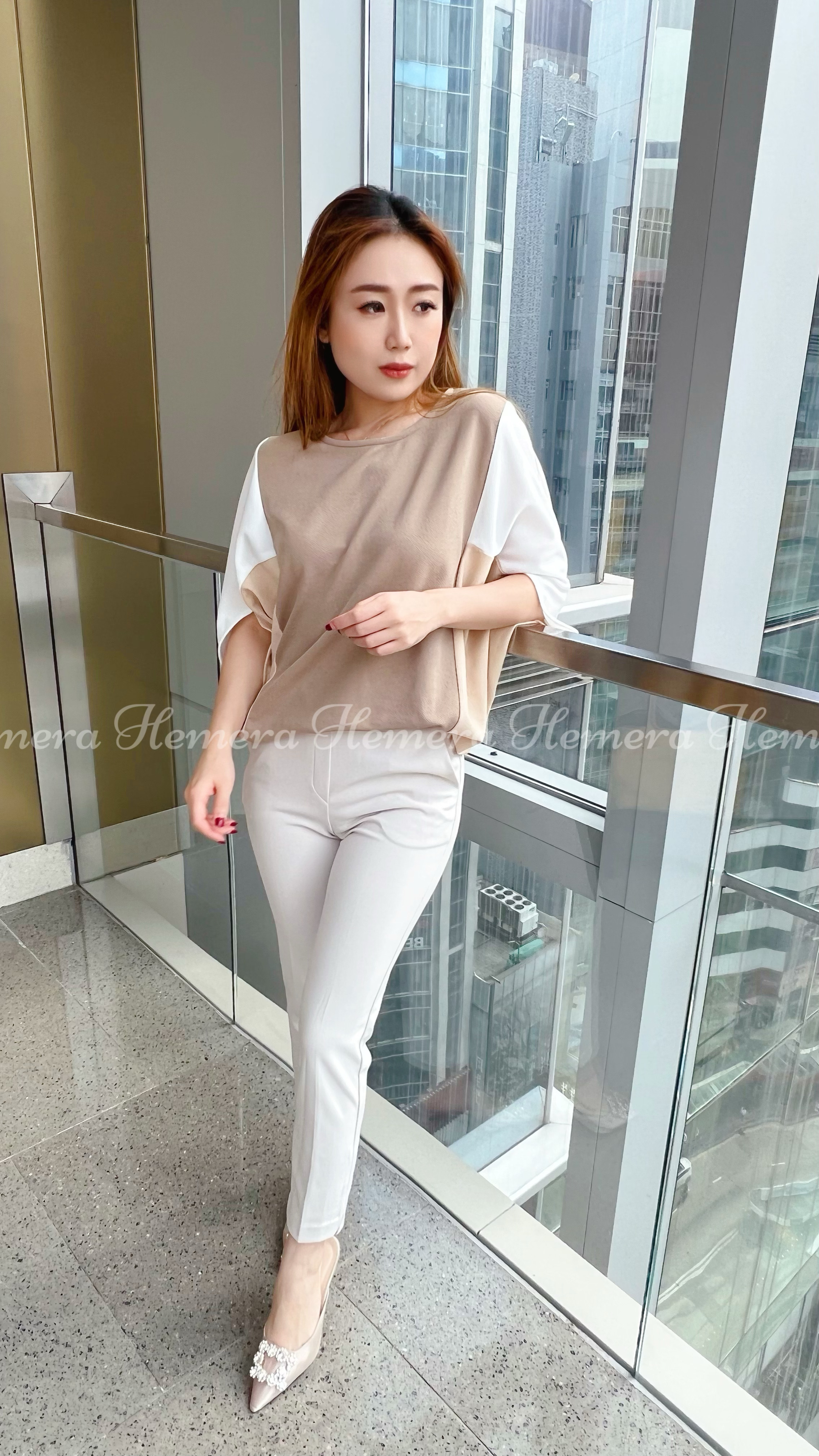 PT23W0353 超顯瘦9分返工褲