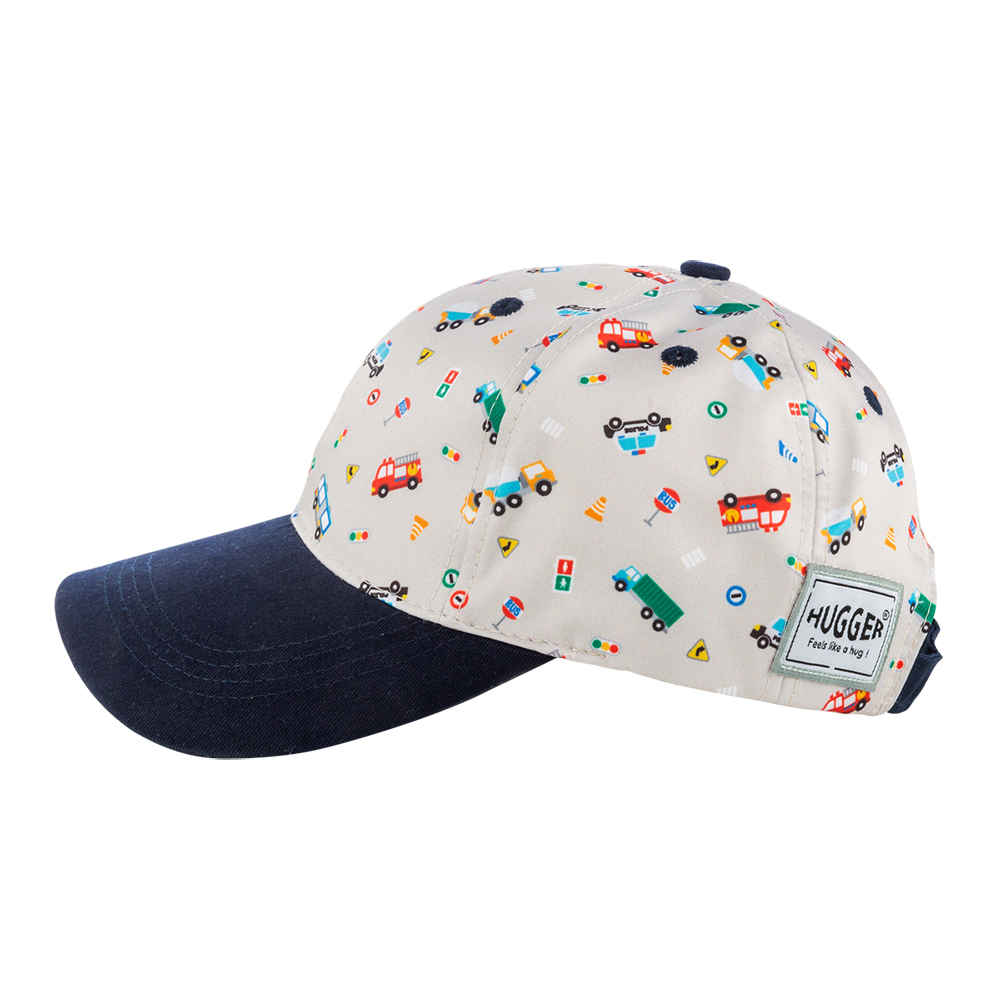 Contrasting Color Children's Baseball Cap - cars