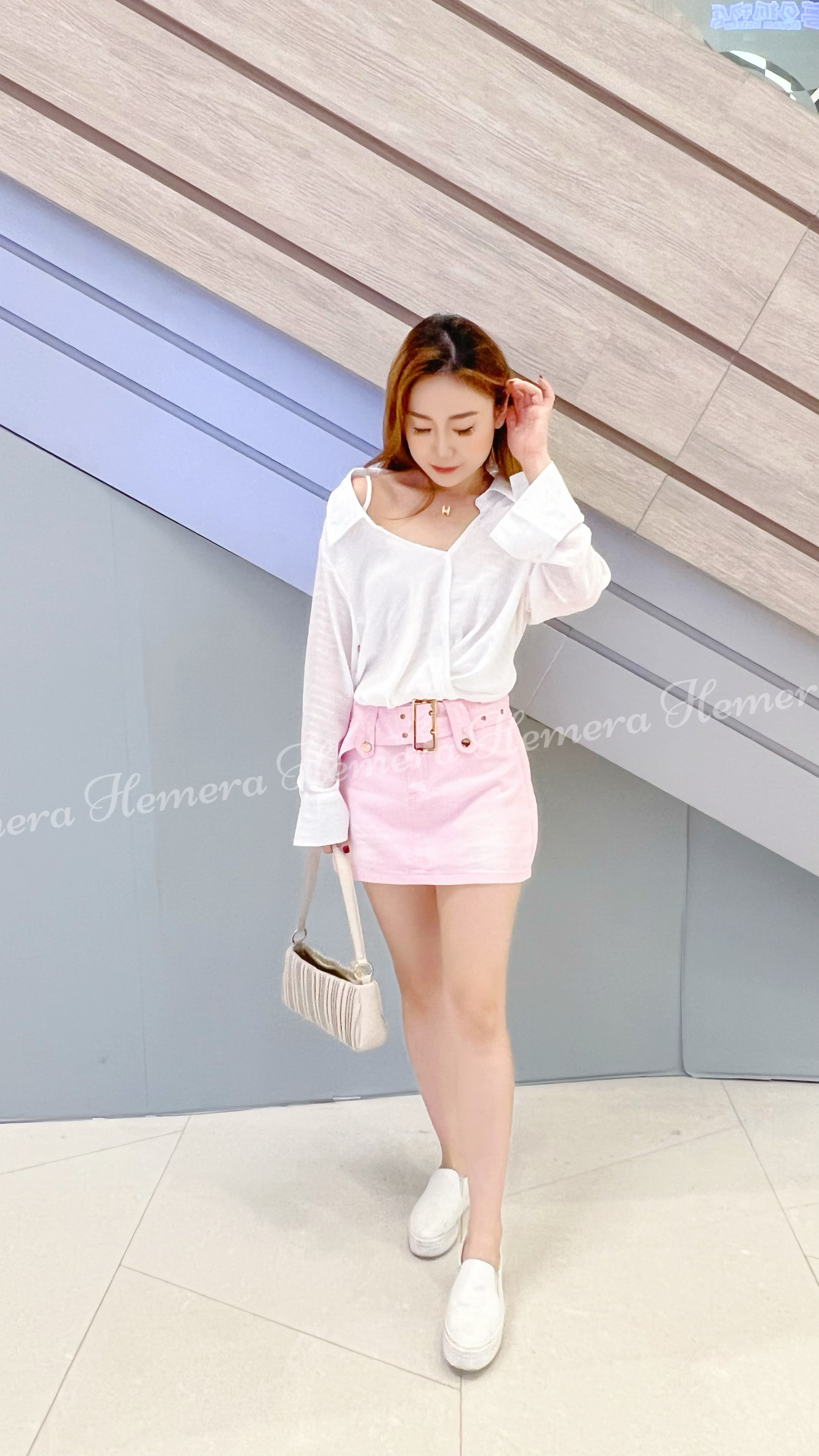 TP23W0360 側跌膊CASUAL SHORT TOP