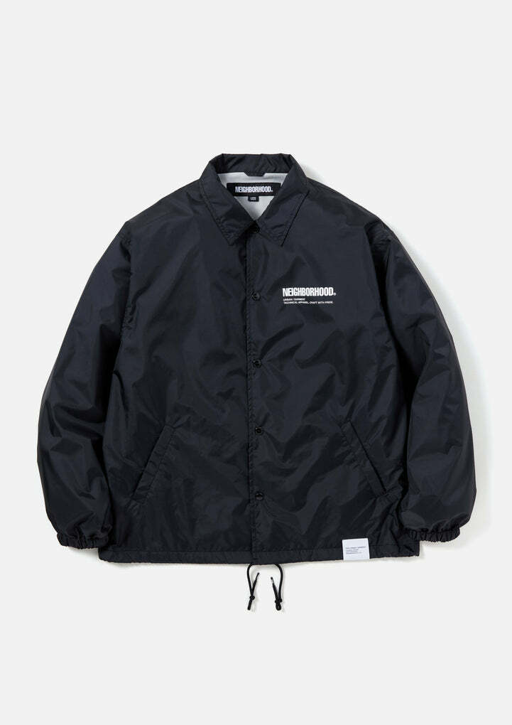 2023SS NEIGHBORHOOD WINDBREAKER JACKET 背後LOGO 教練外套防風