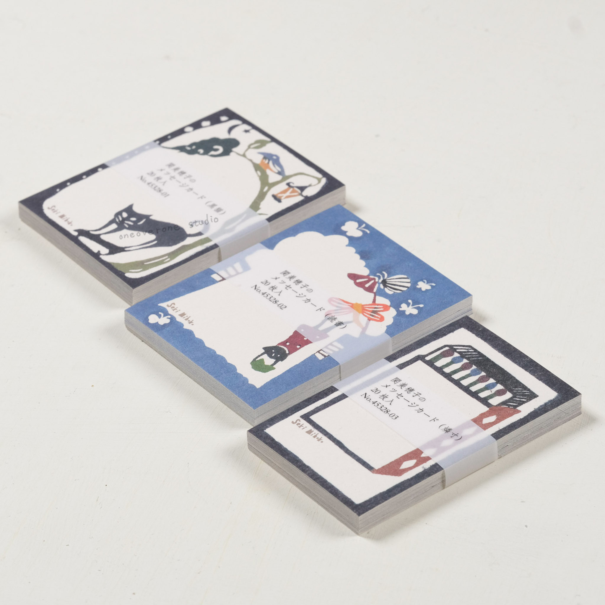 関美穂子 插畫訊息小卡 / 倉敷意匠 日本