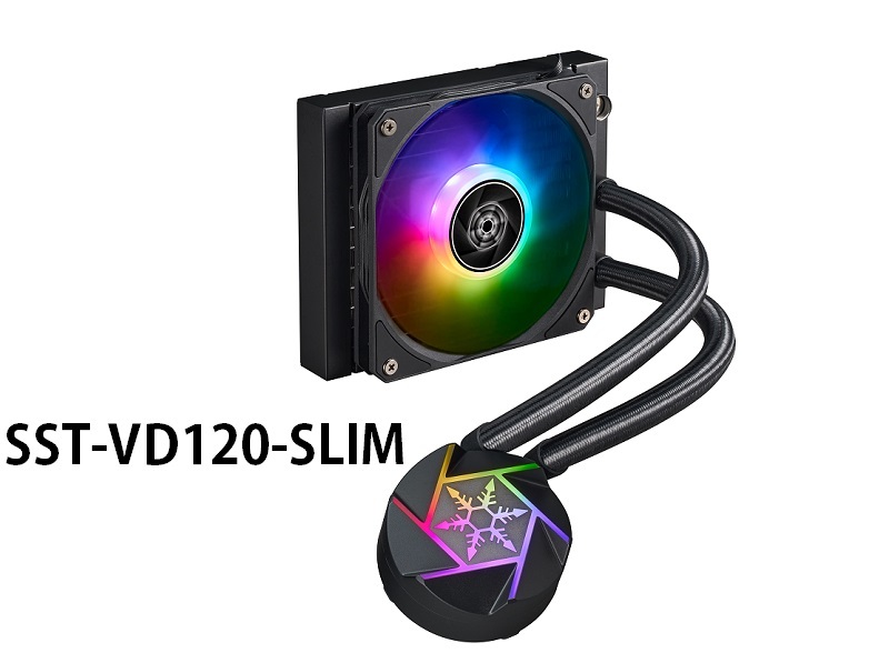 米特3C數位–SilverStone 銀欣 VIDA 120 SLIM 一體式水冷散熱器/SST-VD120-SLIM