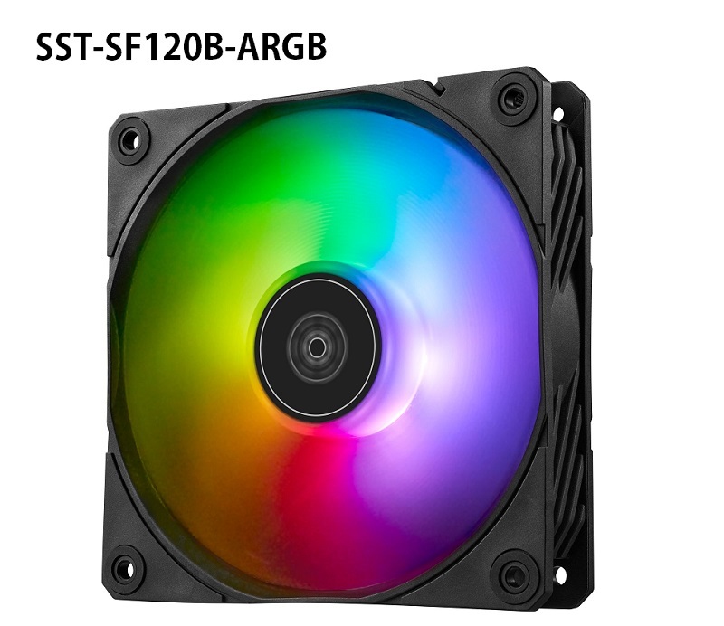 米特3C數位–SilverStone 銀欣 Shark Force 120 ARGB風扇/SST-SF120B-ARGB
