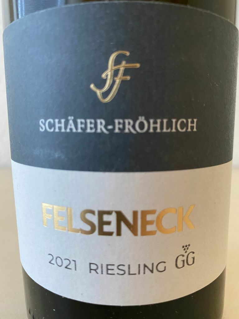 Schafer-Frohlich Bockenauer Felseneck Riesling Grosses Gewachs 2021 (RP100)