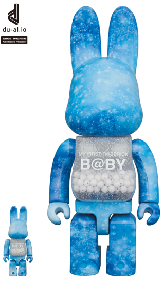 (SET OF 2 )100+400% MY FIRST NY@BRICK &  R@BBRICK B@BY CRYSTAL OF SNOW Ver