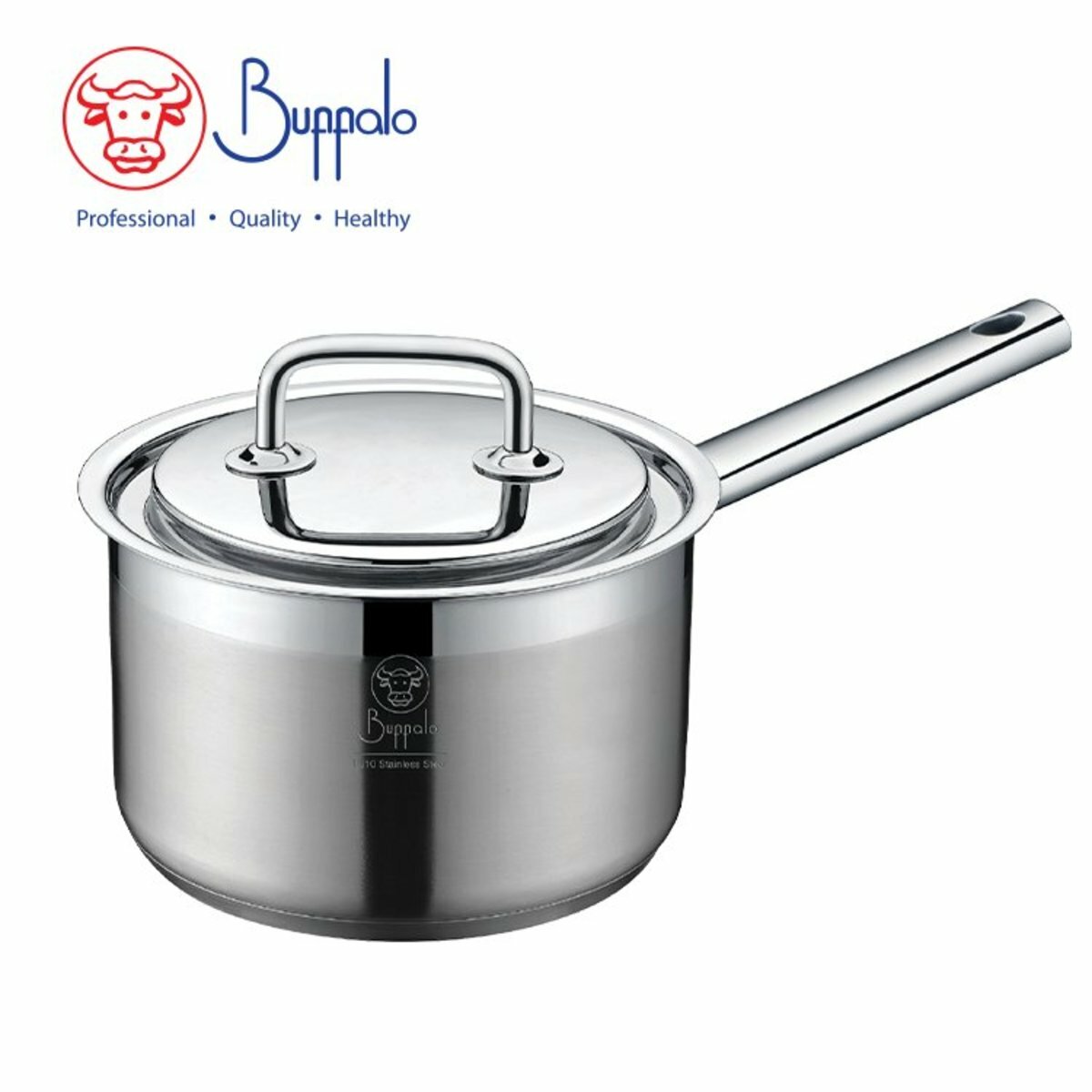 BUFFALO 牛頭牌 EXCITE 3.5L不銹鋼加厚底單柄煲連鋼蓋 (34020P)