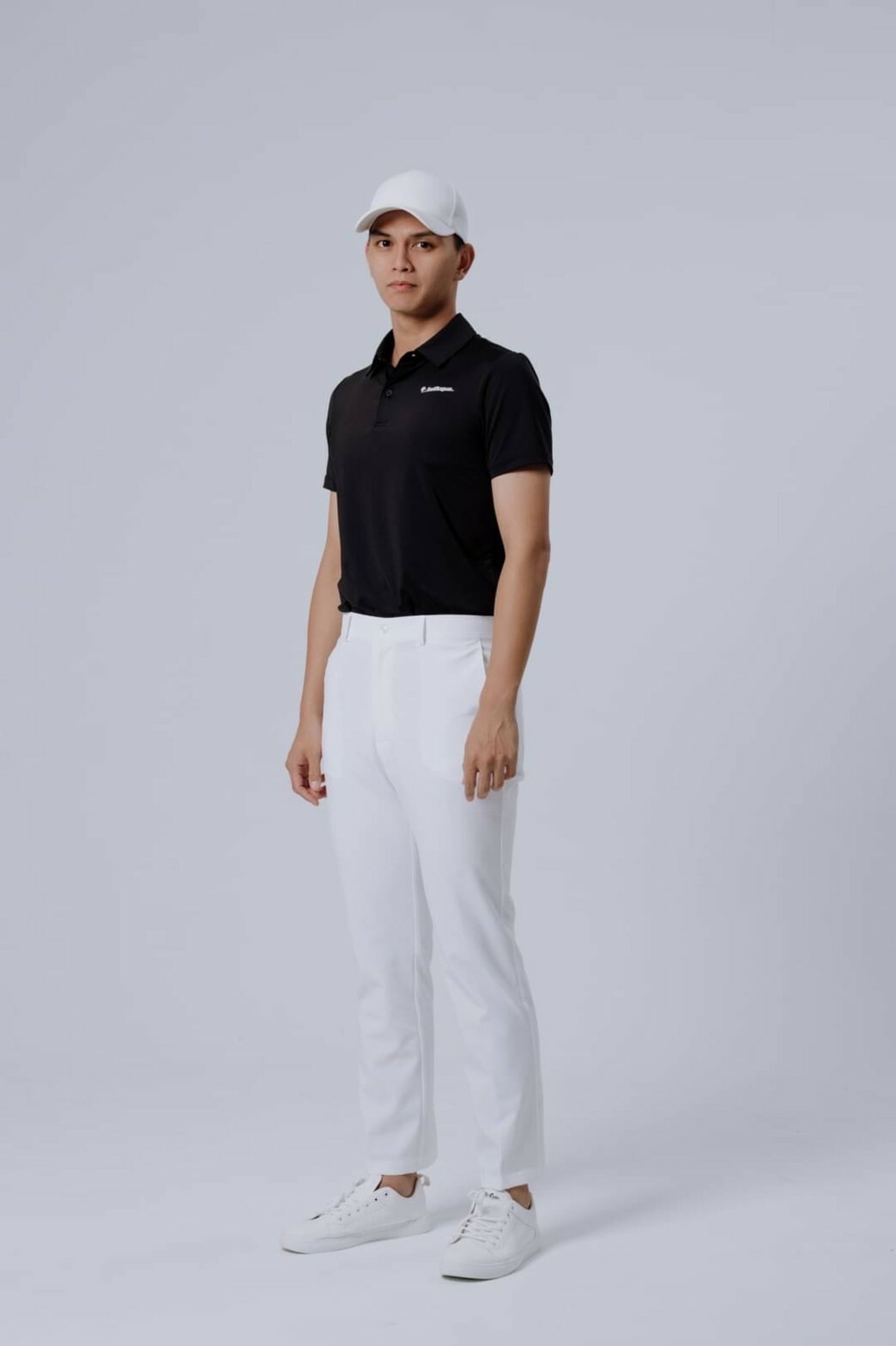Selflogue Men's High Stretch Golf Pants - White