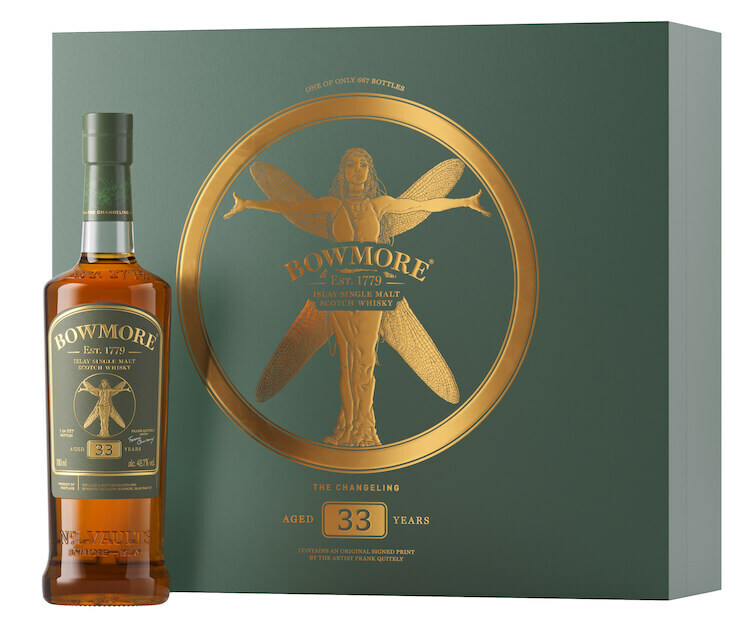 波摩BOWMORE FRANK QUITELY 33年單一麥芽威士忌700ml