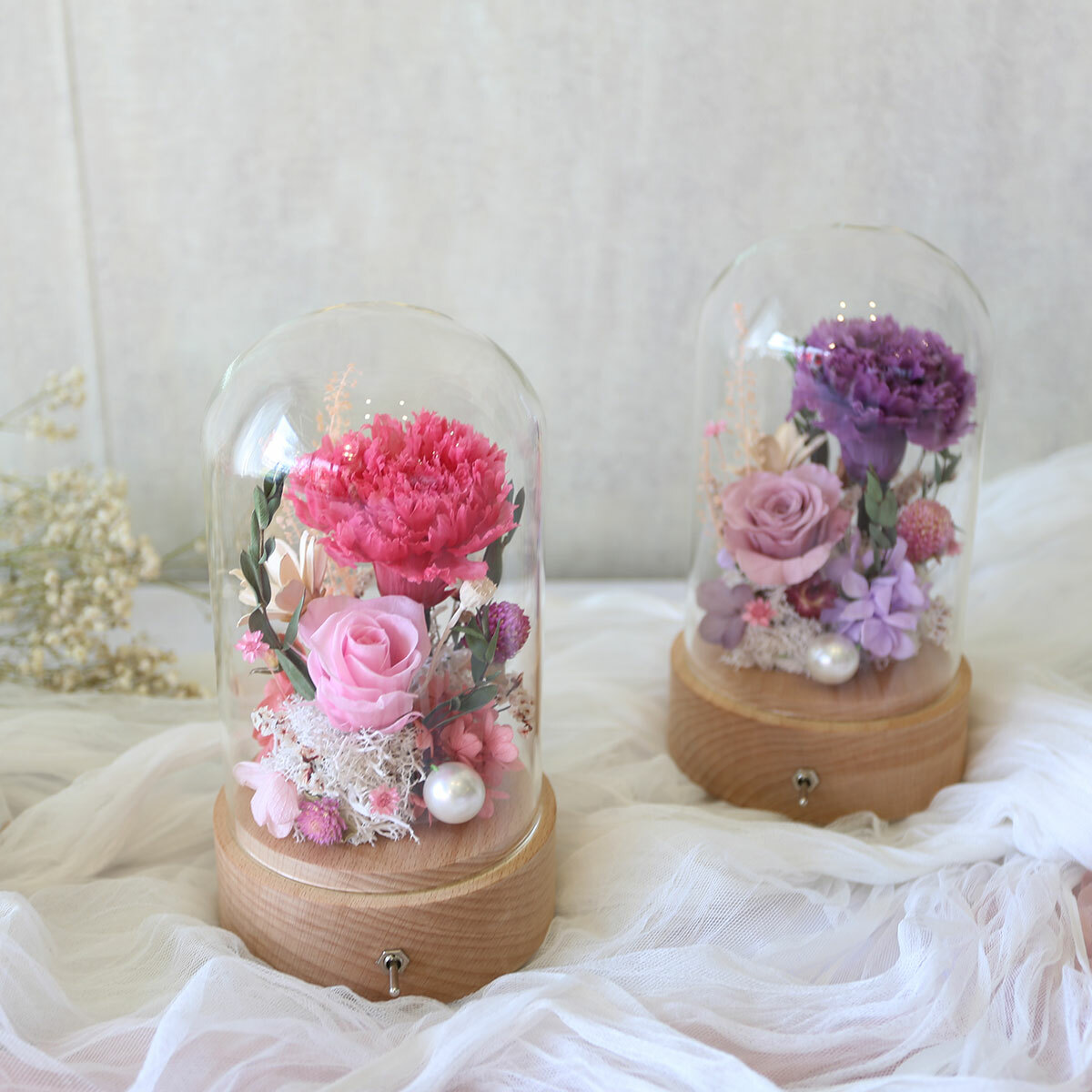 S38｜藍芽音響康乃馨罩盅