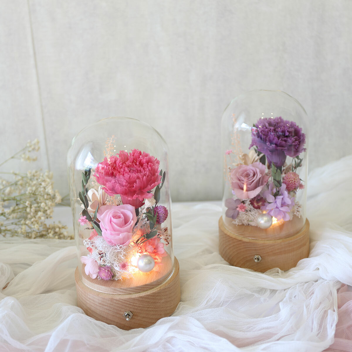 S38｜藍芽音響康乃馨罩盅