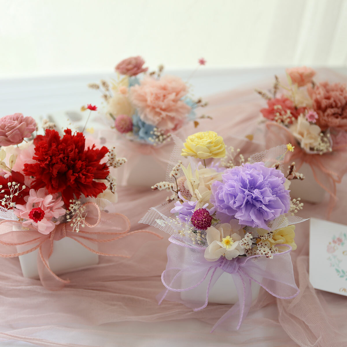 T26｜康乃馨小桌花