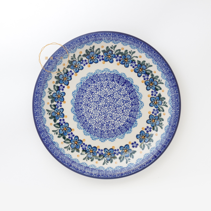 圓盤-Ø21cm-蕾絲花朵兒