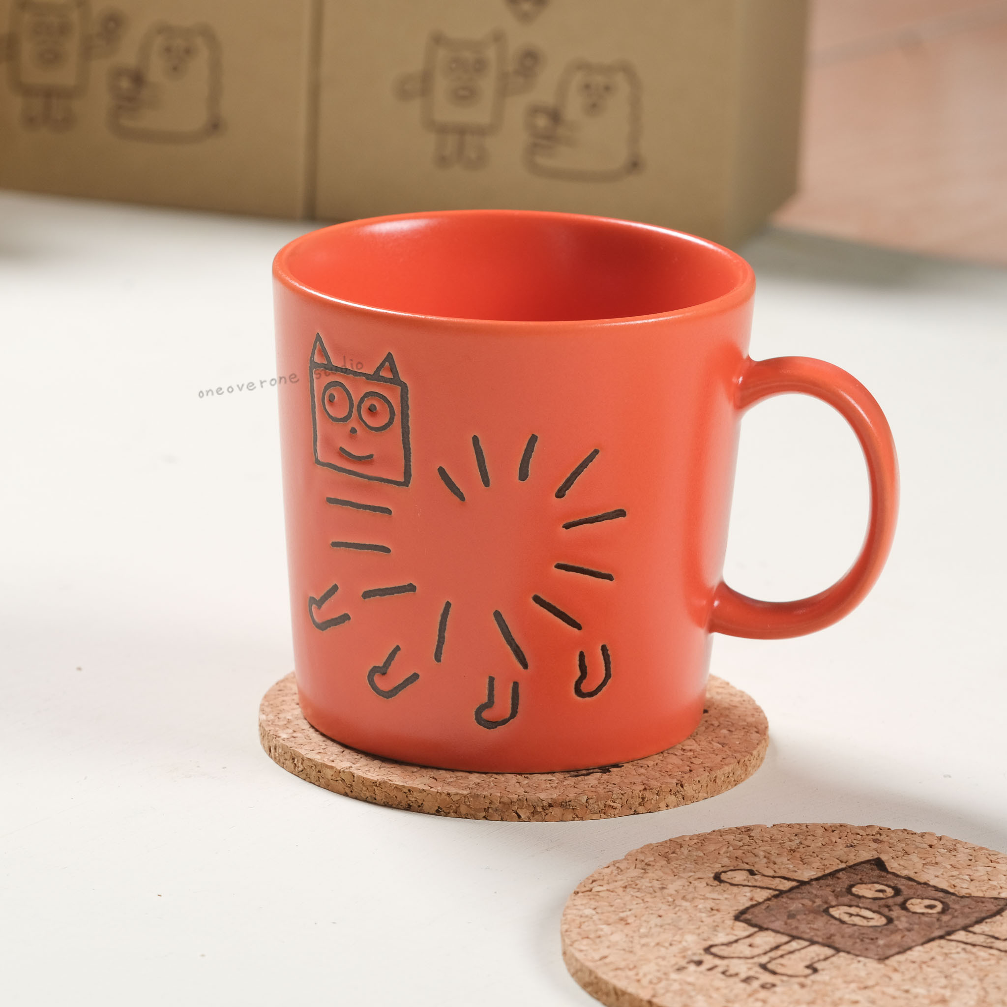 軟木杯墊 / AIUEO x KUMA COFFEE / JAPAN