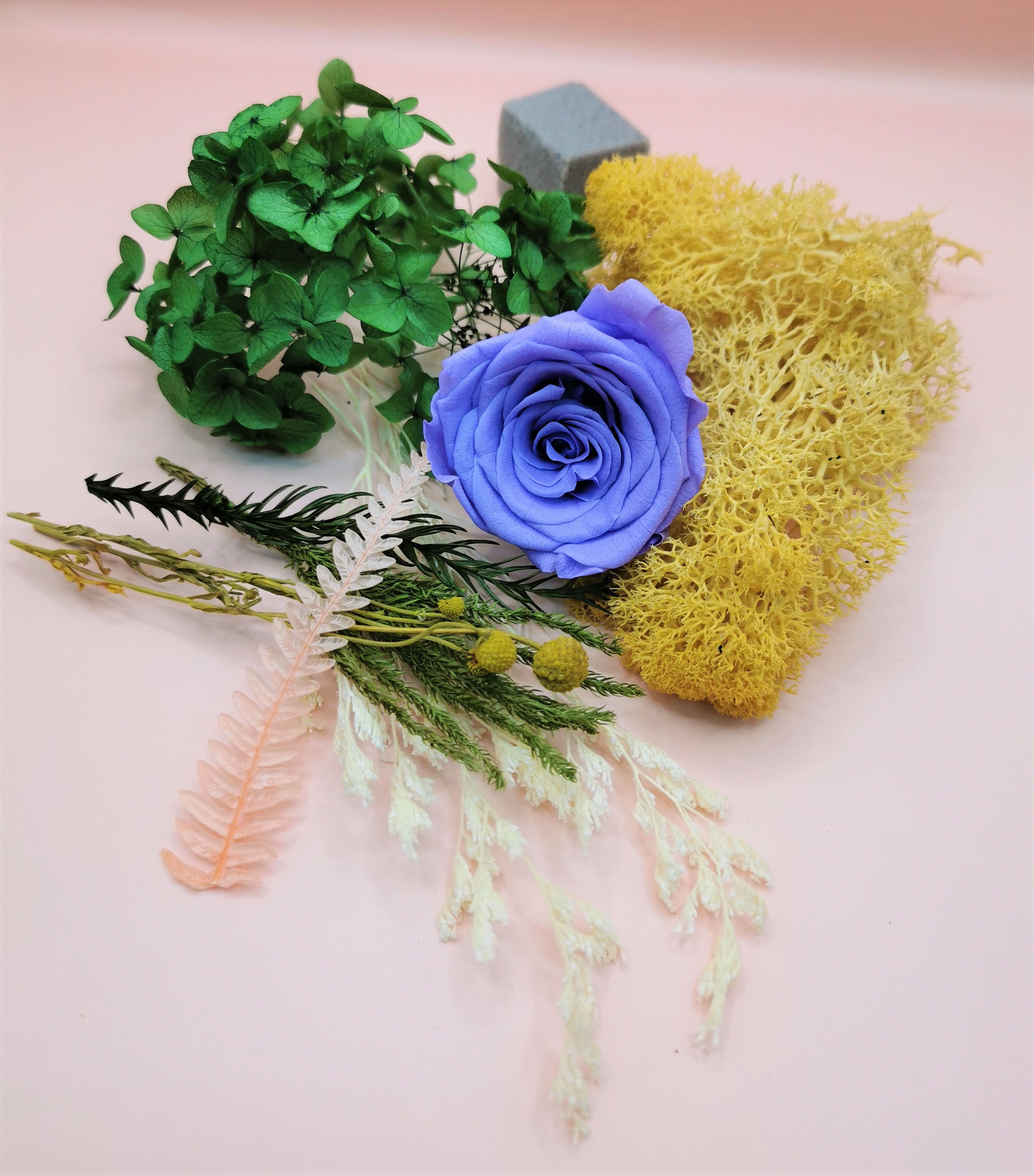 座枱迷你永生花工DIY材料包