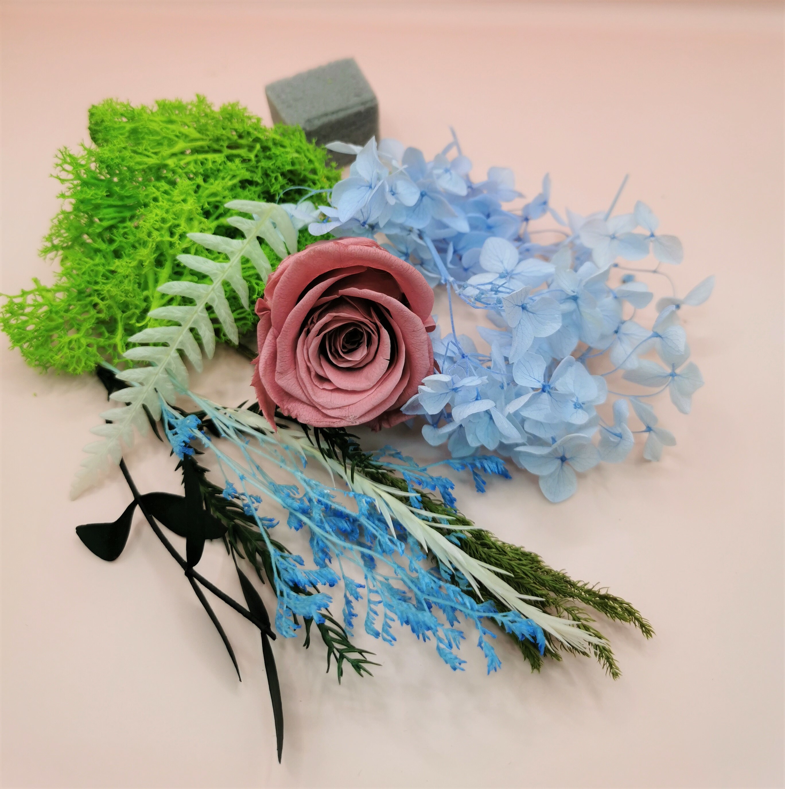 座枱迷你永生花工DIY材料包