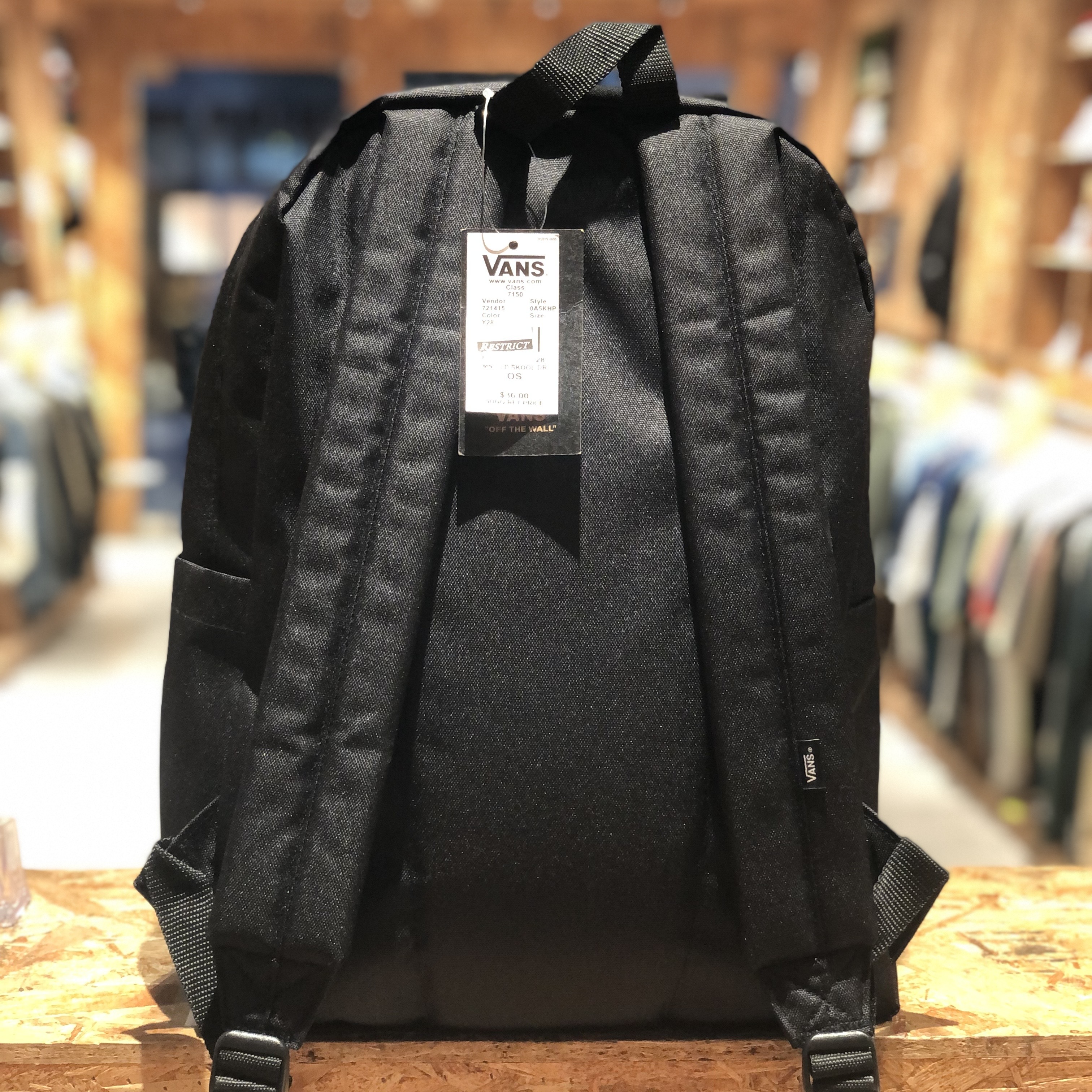 VANS 復古V雙肩後背包 VN0A5KHPY281