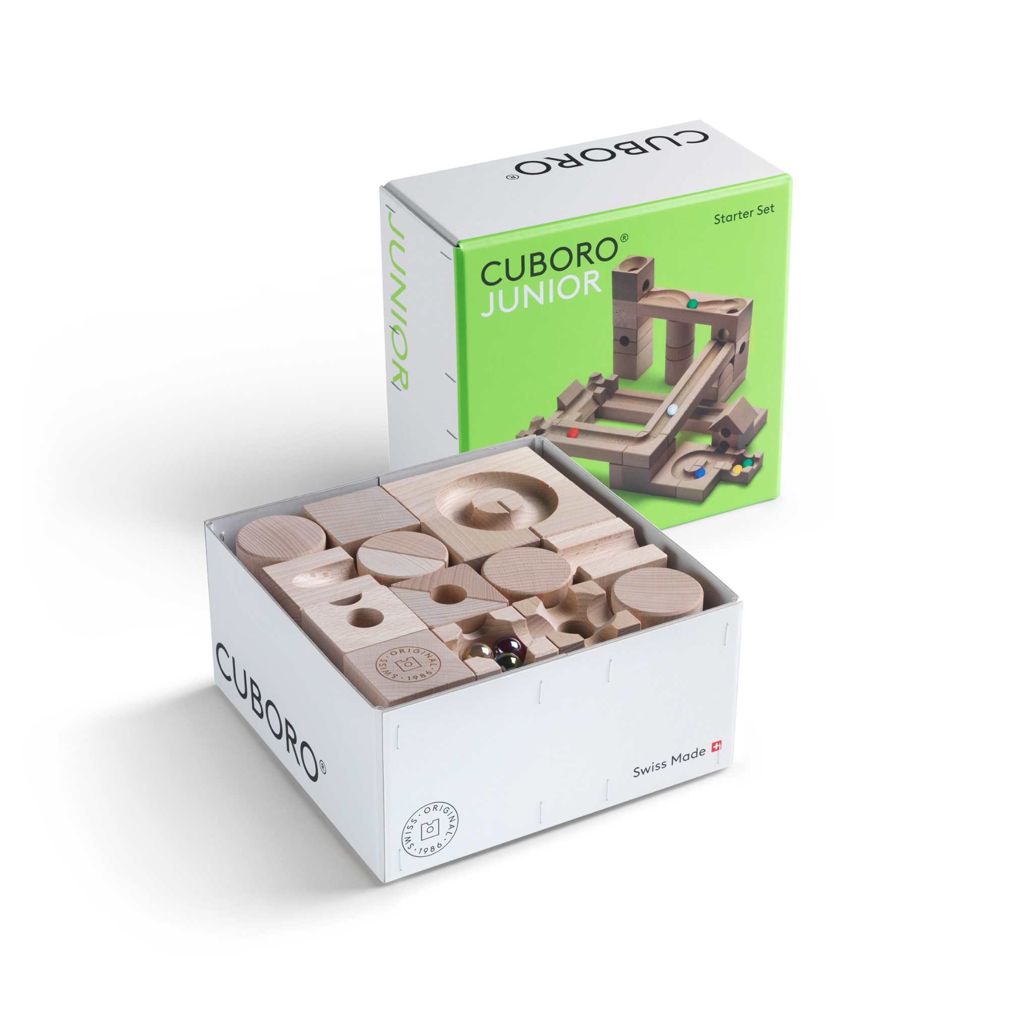 瑞士Cuboro 滾珠魔方積木 40件組 - JUNIOR