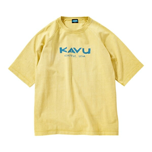 KAVU #日版 H/W Tee #Yellow