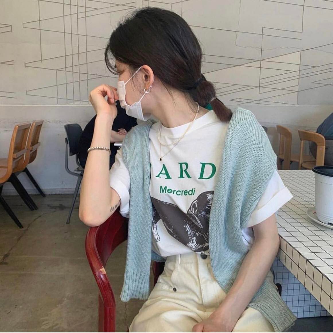 MARDI MERCREDI DDANJI TEE ( 兩色入 )