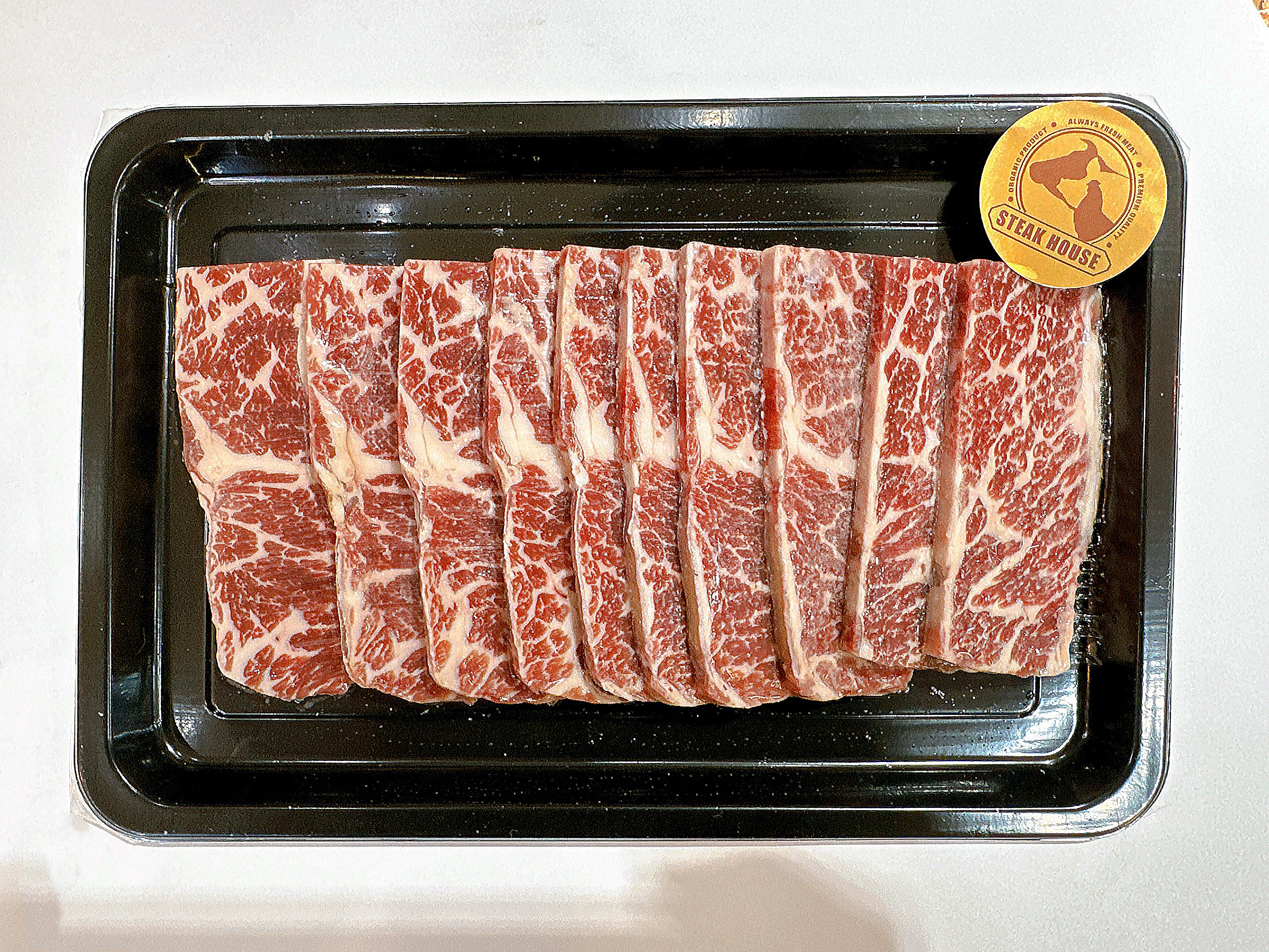 美國黑安格斯 牛小排 燒肉片 約200g