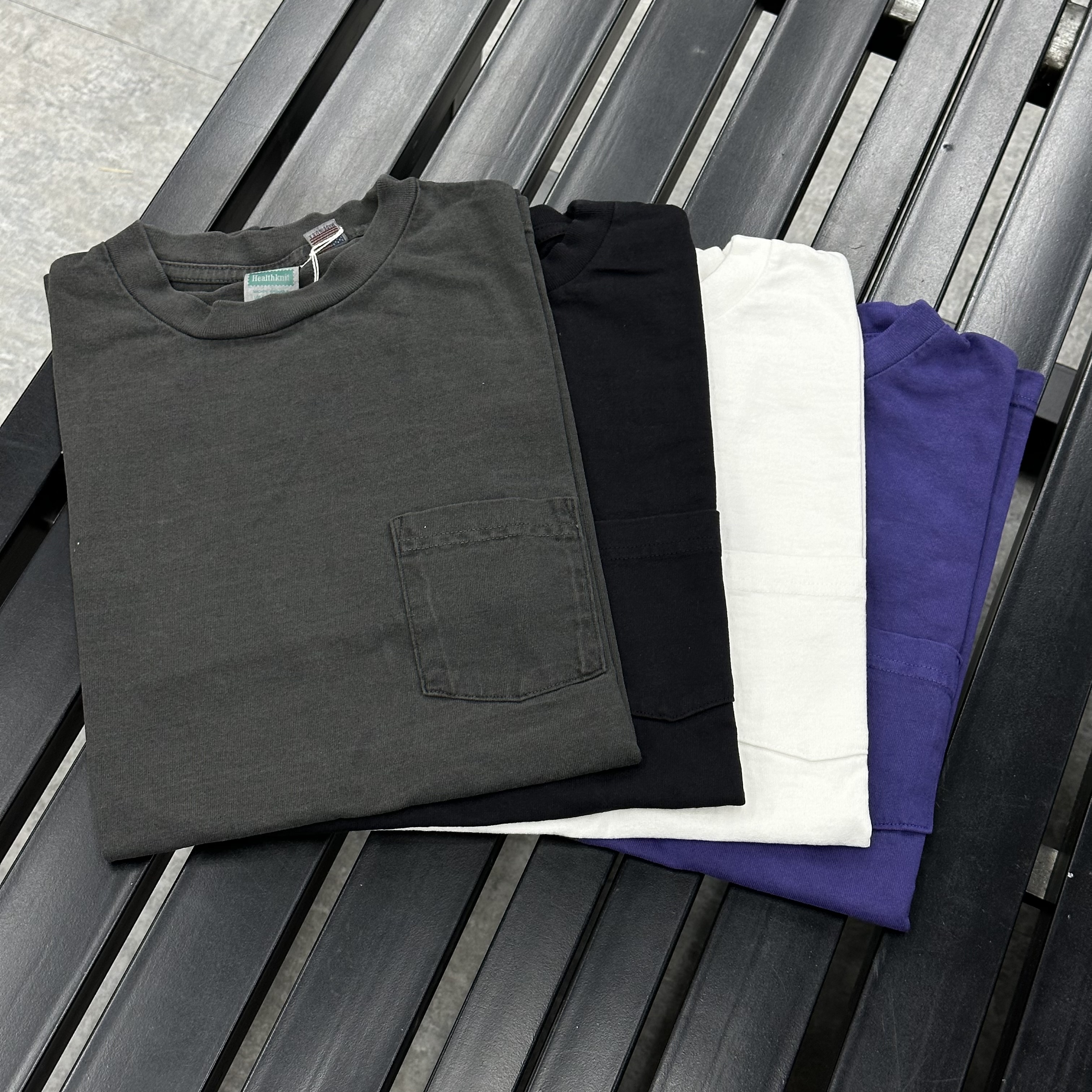 Healthknit Pocket Tee Made in USA
