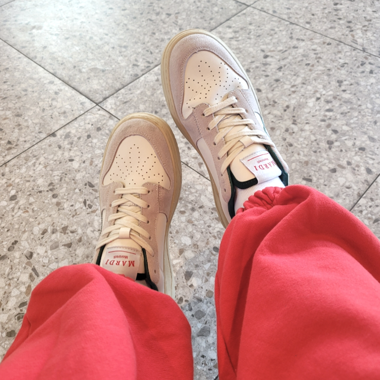 ★MARDI MERCREDI★PUR LEATHER SNEAKERS★ Designer fashion, Seoul-fully created | W Concept