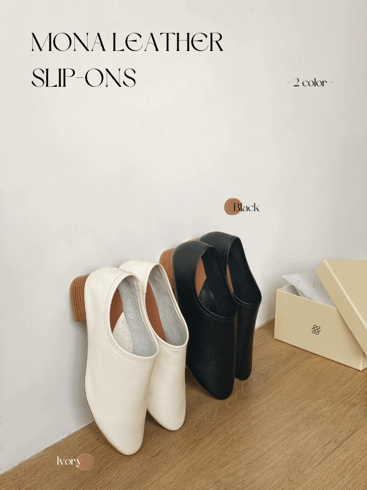 MONA Leather Slipons