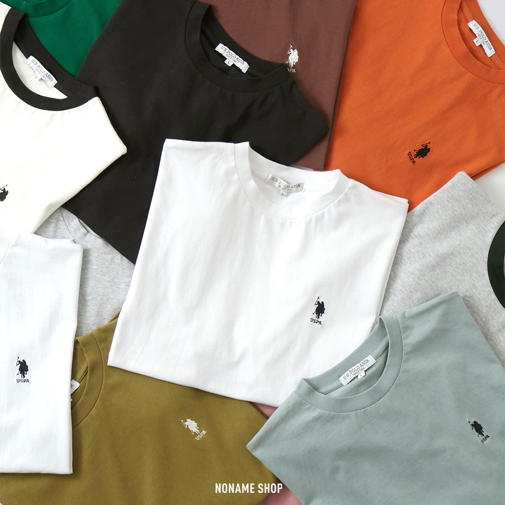 U.S. POLO ASSN 刺繡 LOGO 短袖 11色 (男款)