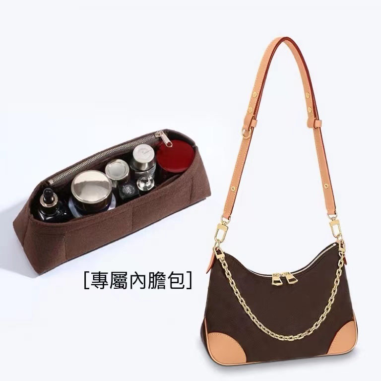 老花牛角包內膽收納包撐包型內襯包包毛氈內袋單買配件