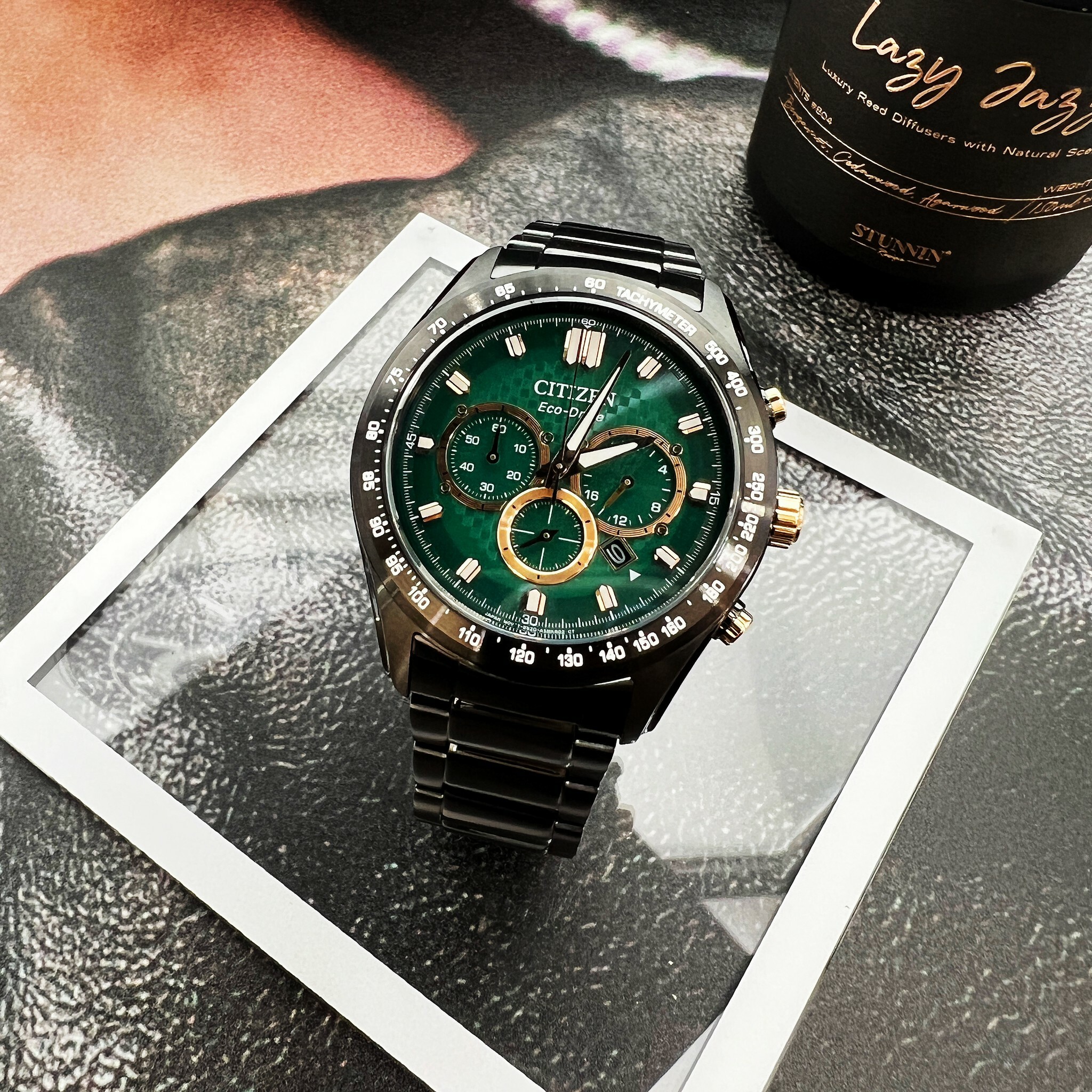 【CITIZEN】Chrongraph CA4536-86X (綠) / CA4534-81X (咖啡) 43mm Modern Watch