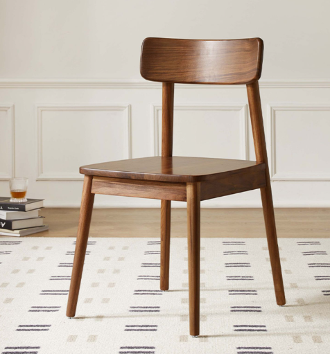盧森堡胡桃木餐椅C款 LSB-B5127