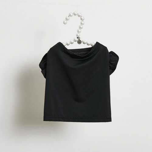 Louisdog BLK 飛袖無袖上衣