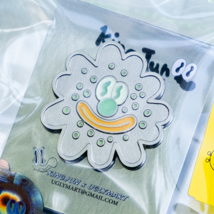 Kingjun｜勳章｜病毒花｜銀色