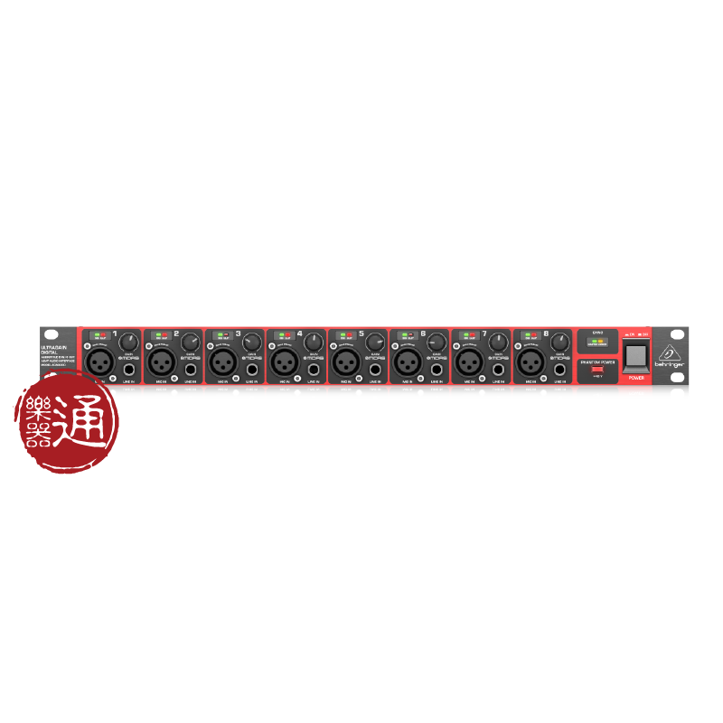 Behringer Behringer / ADA8200 8軌麥克風前級 — 三峽麥克風｜YA! 玩音樂