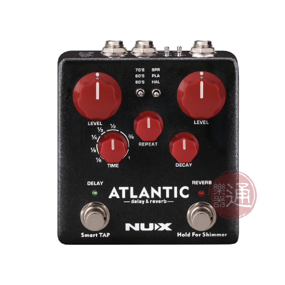 NUX / Atlantic 延遲/殘響效果器(Delay/Reverb)