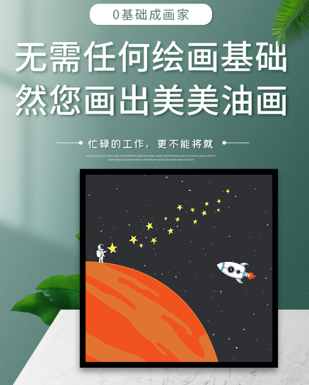 DIY数字油画材料套装