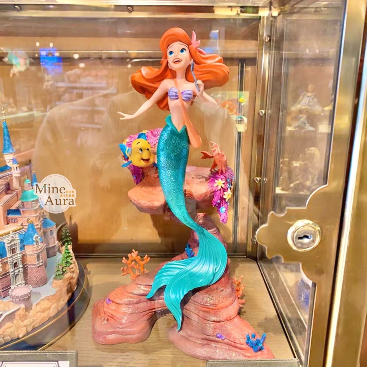 愛麗兒 Ariel 小比目魚 Floud 海底 電影場景 擺飾品 小美人魚 The Little Mermaid -上海迪士尼樂園