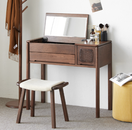 盧森堡胡桃木掀鏡台 LSB-B5056