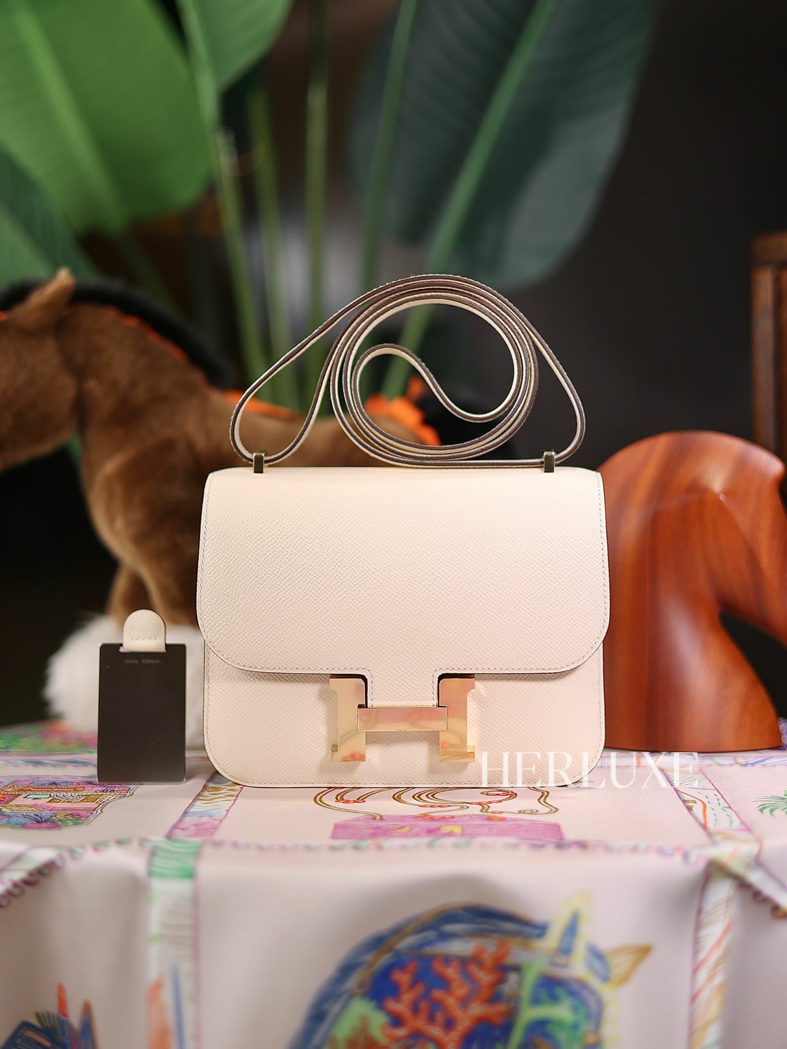 Constance mini mirror i2 nata cp epsom W