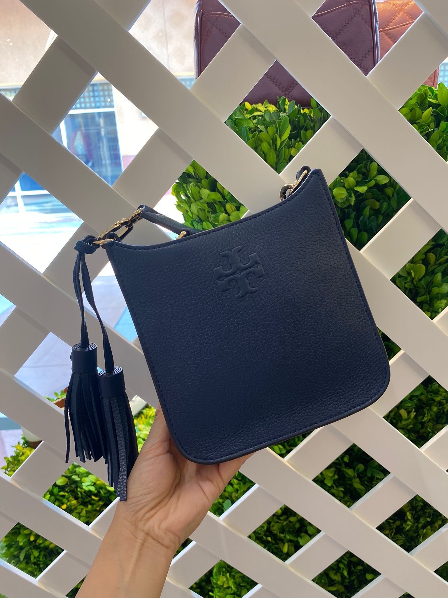 Tory Burch Web Mini Shoulder Bag