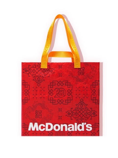 CLOT x 麥當勞 限定聯名款 大容量 褶皺 手提袋 托特包