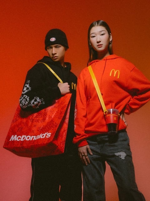 CLOT x 麥當勞 限定聯名款 大容量 褶皺 手提袋 托特包