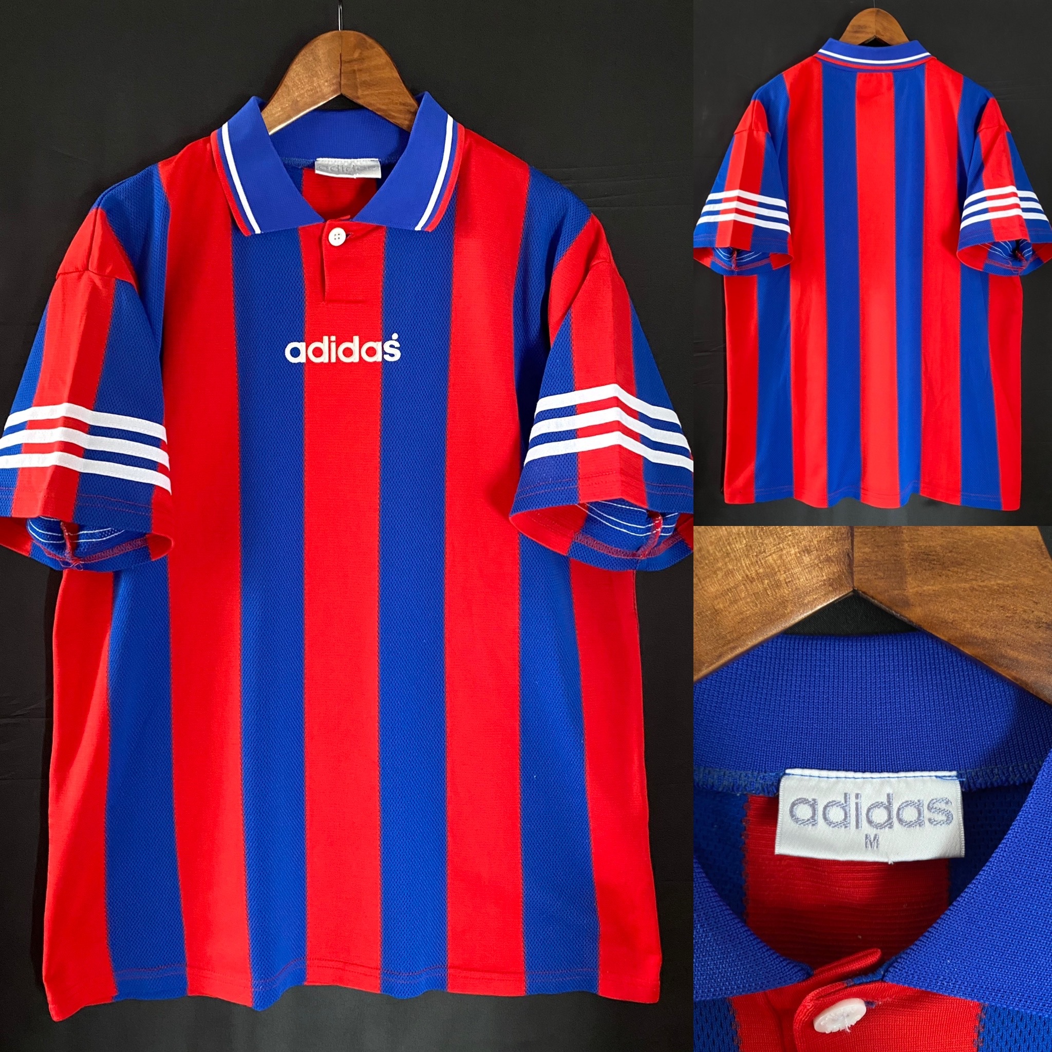 Adidas 90’s Official Red and Blue template shirt