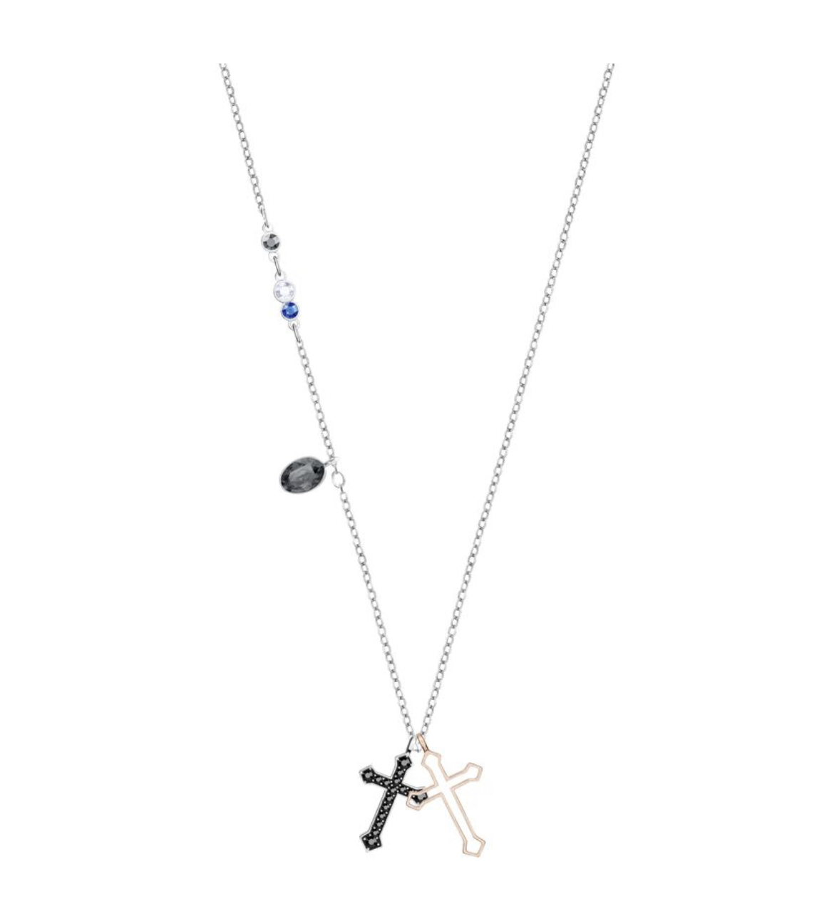Swarovski Duo Mini Cross Pendant