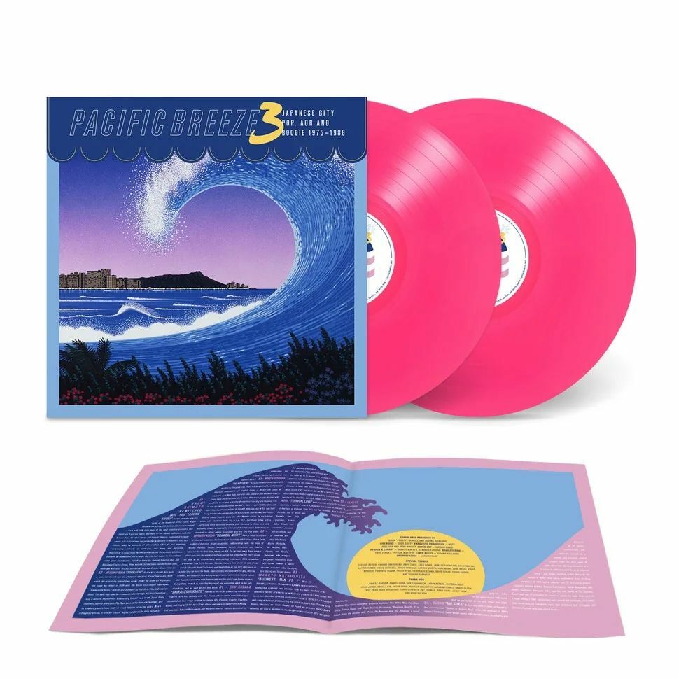 V.A.《Pacific Breeze Volume 3: Japanese City Pop, AOR & Boogie 1975-1987》（粉紅膠2LP）