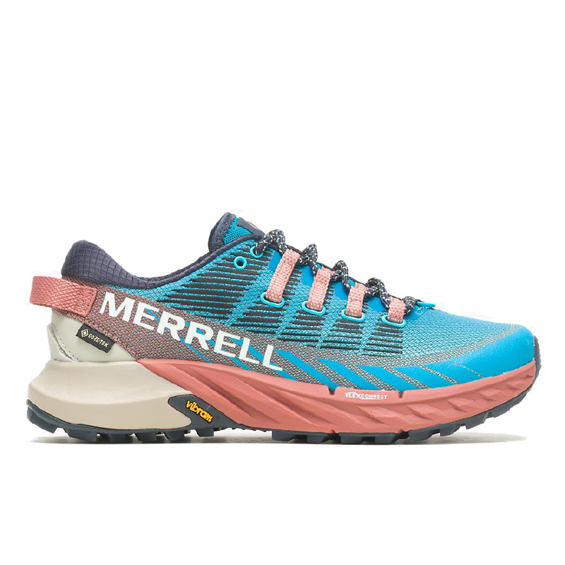 MERRELL 美國 AGILITY PEAK 4 GTX 防水輕量越野鞋 女款 藍 防水透氣/戶外 33ML067540