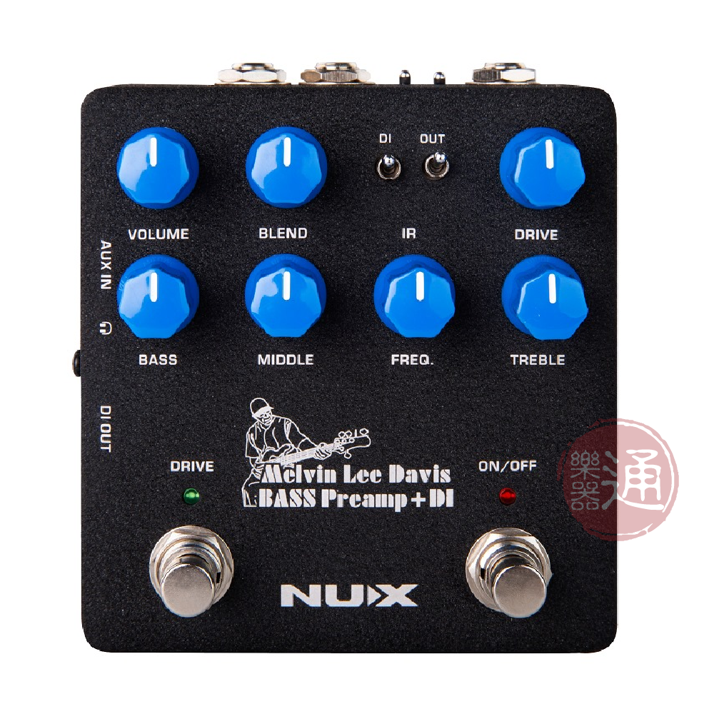 NUX NUX / NBP-5 Melvin Lee Davis設計款 貝斯前級/DI效果器 — 三峽吉他 / Bass｜YA! 玩音樂