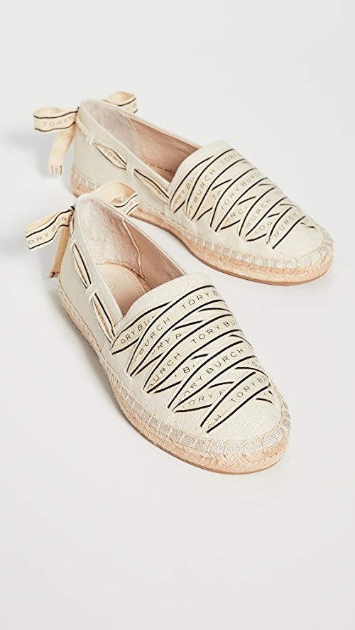 Tory Burch Ribbon Espadrilles