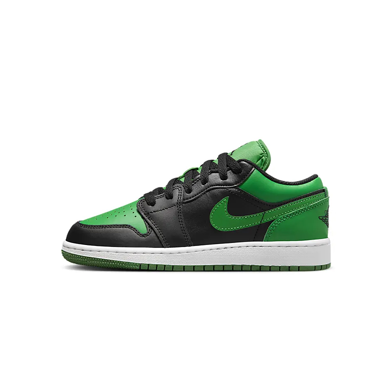 Air Jordan 1 Low (GS)  " Lucky Green " 黑綠  女鞋 大童 553560-065 [台灣現貨]